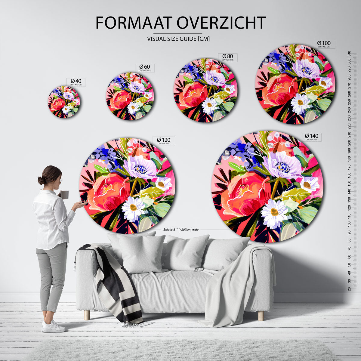 Bloemenpracht Muurcirkel