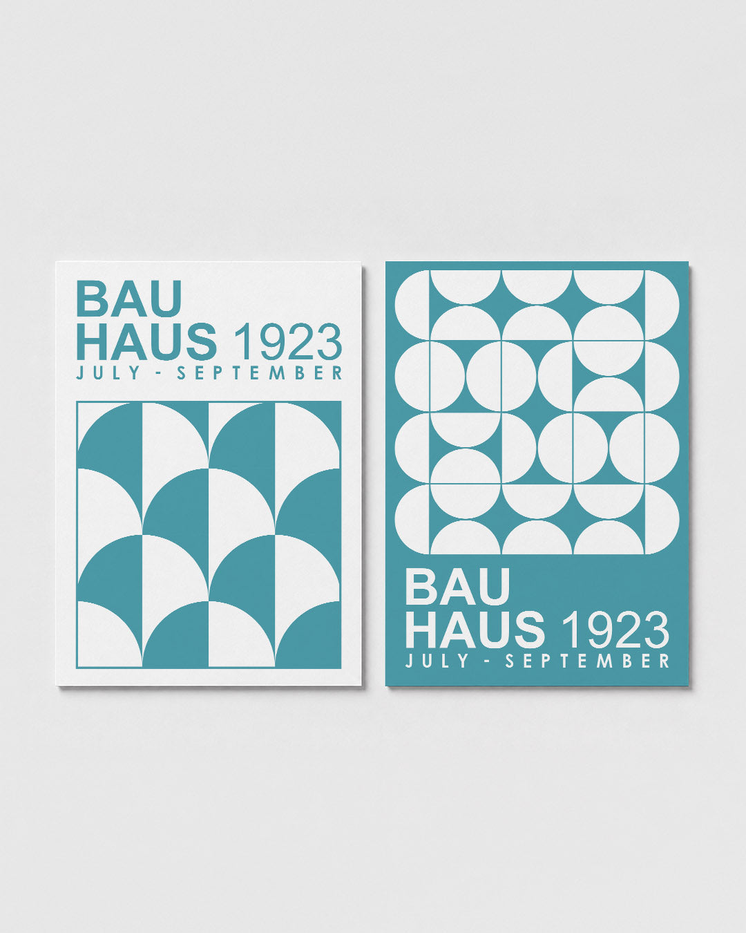 Halfronde ritmes Posterset