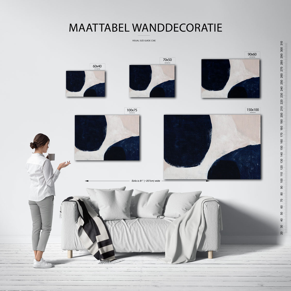 Organische vormen Kunstwerk