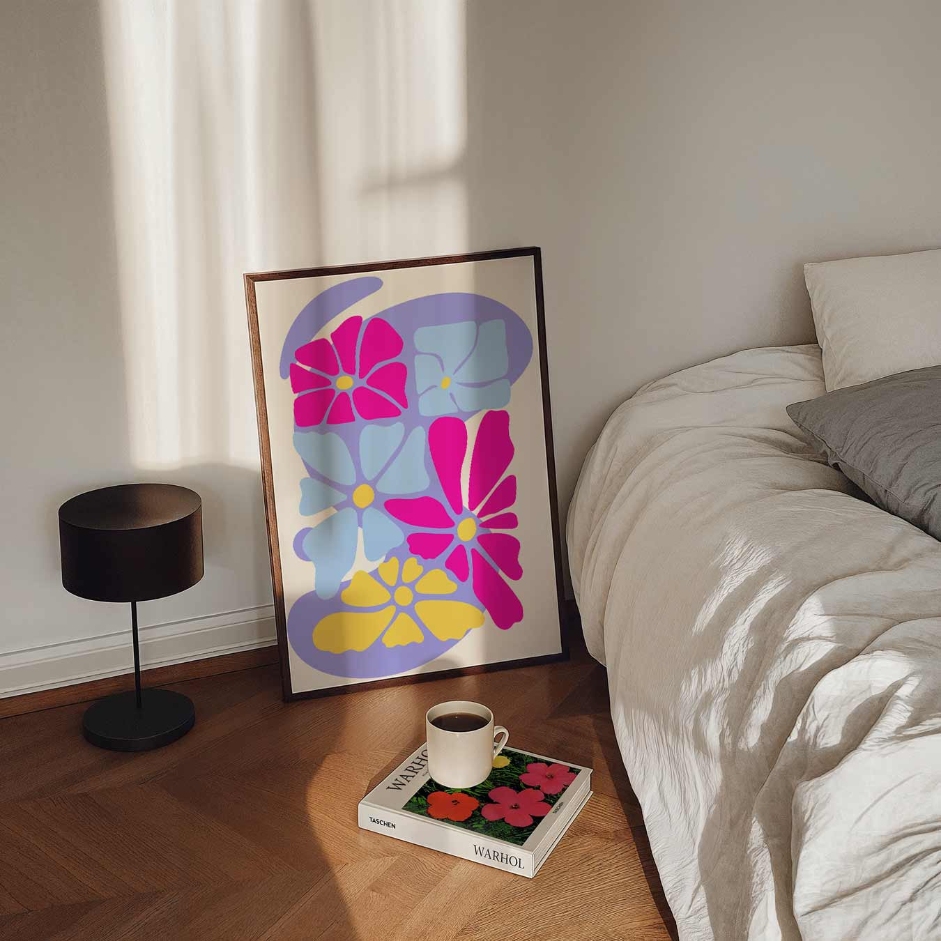 Vrolijke Bloemenpracht Poster-WallArtistic