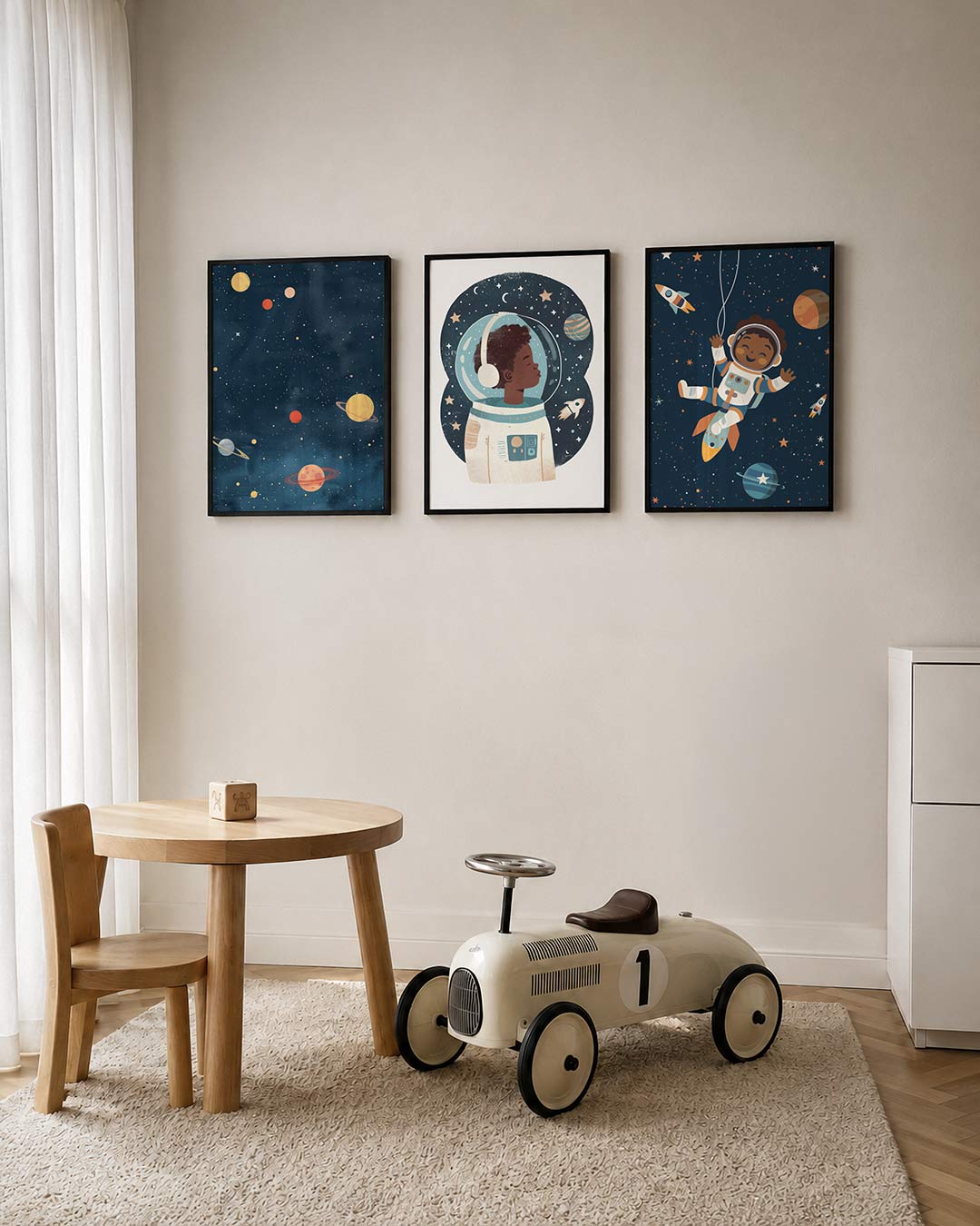 Hemelse kleurvlakken Posterset