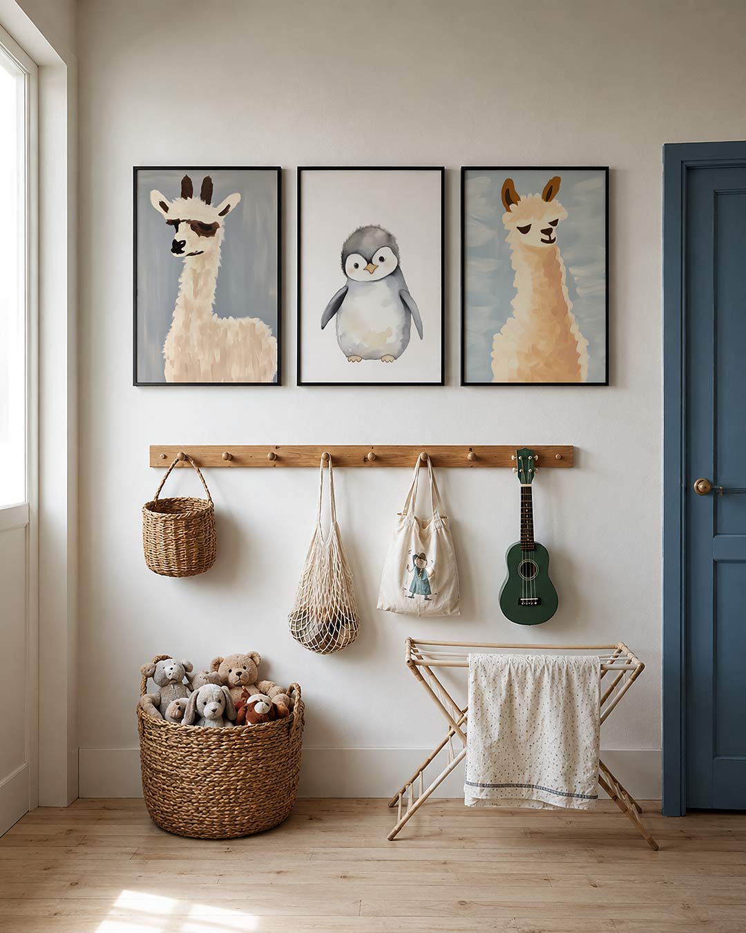 Zachte lijnenvormen Posterset