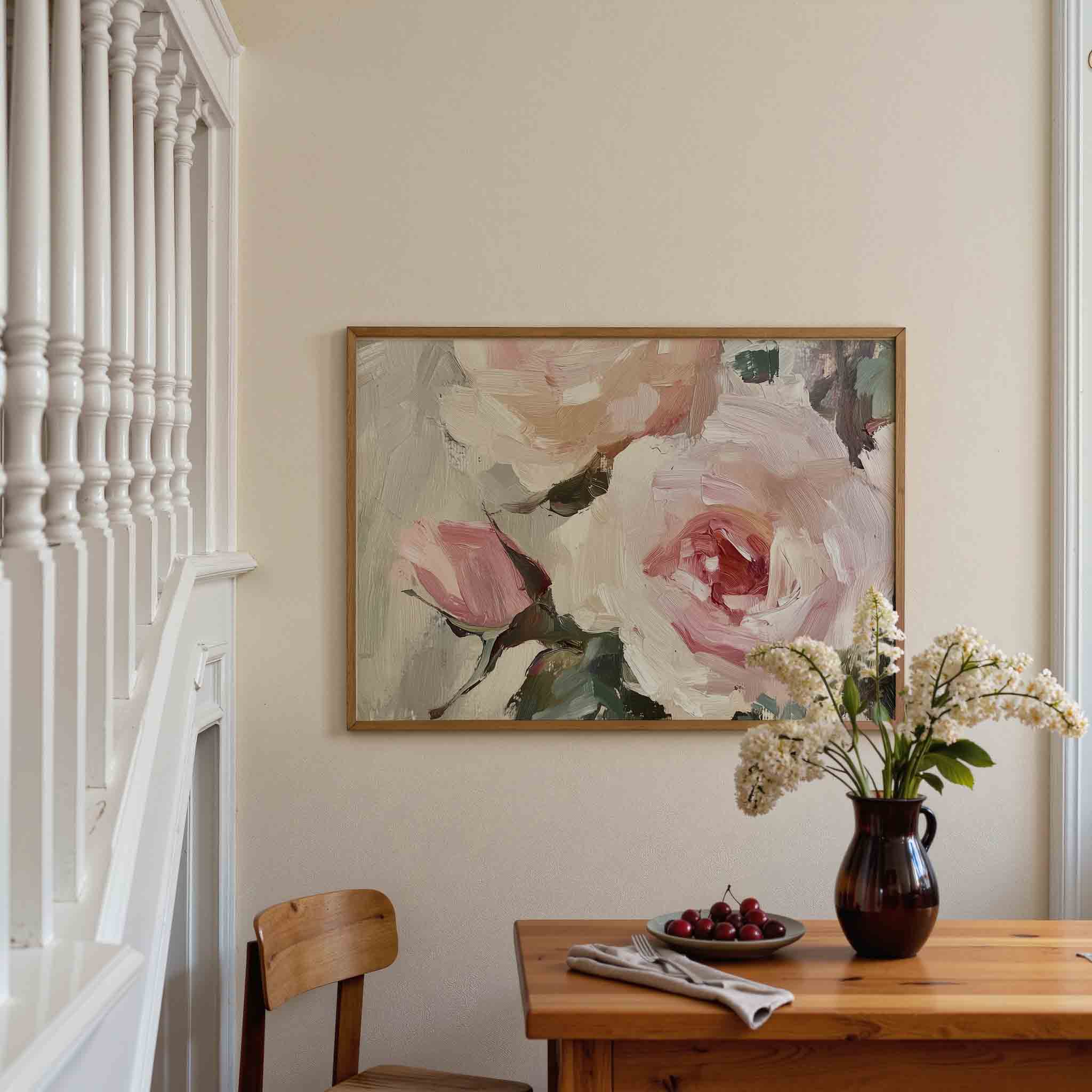 Rozen in zachte tinten Poster