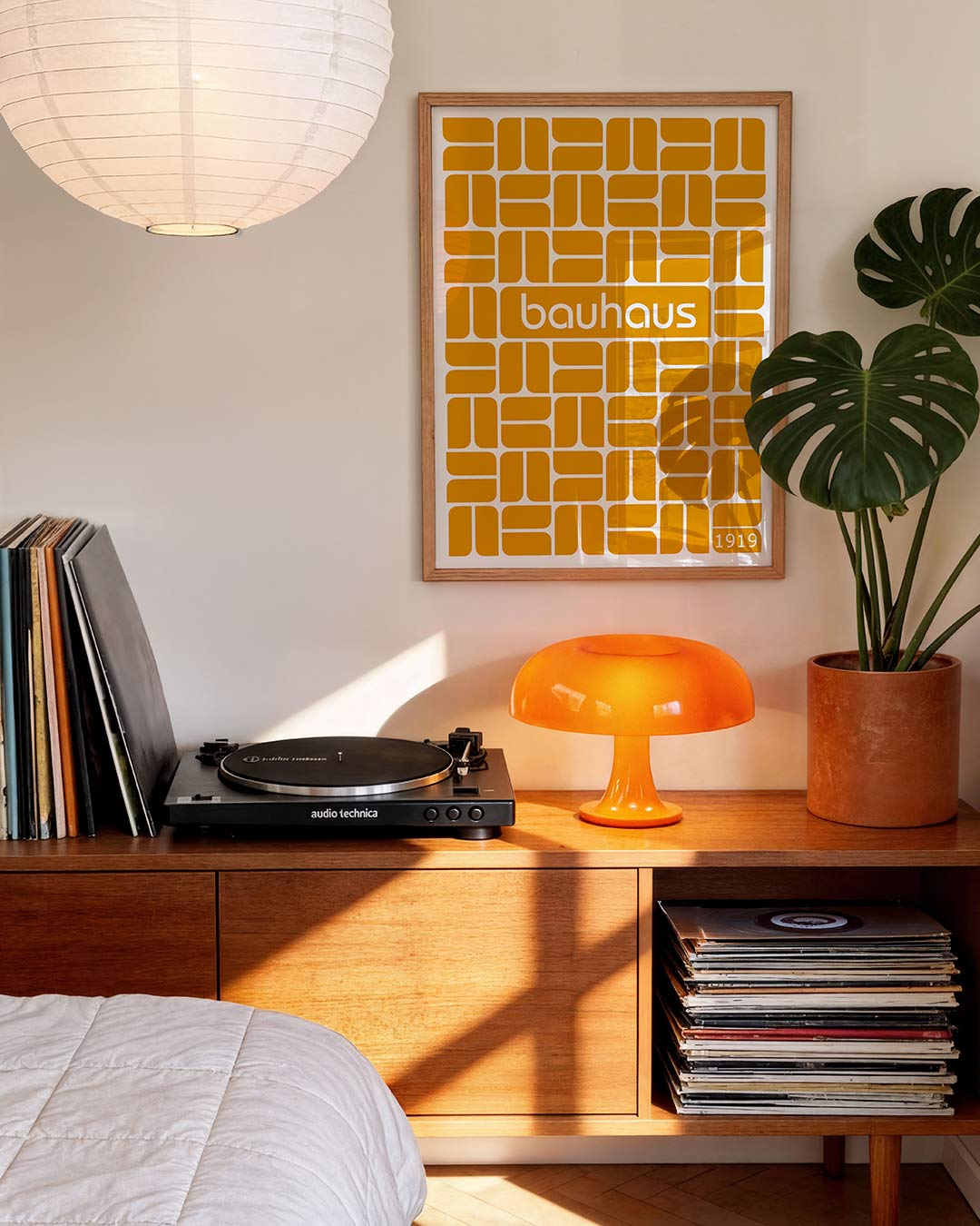 Vormpatroon en kleur Poster