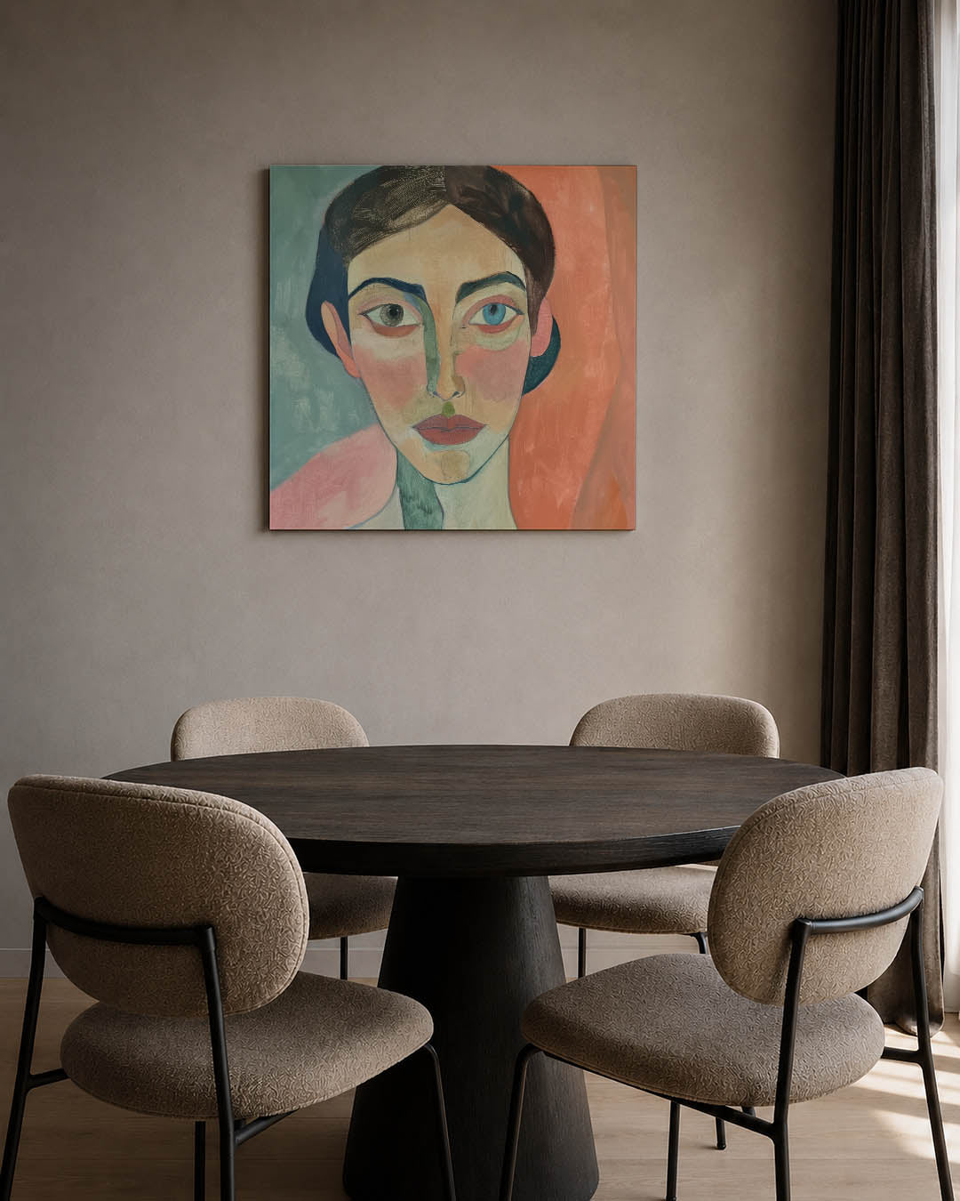 Portretstudie Kunstwerk
