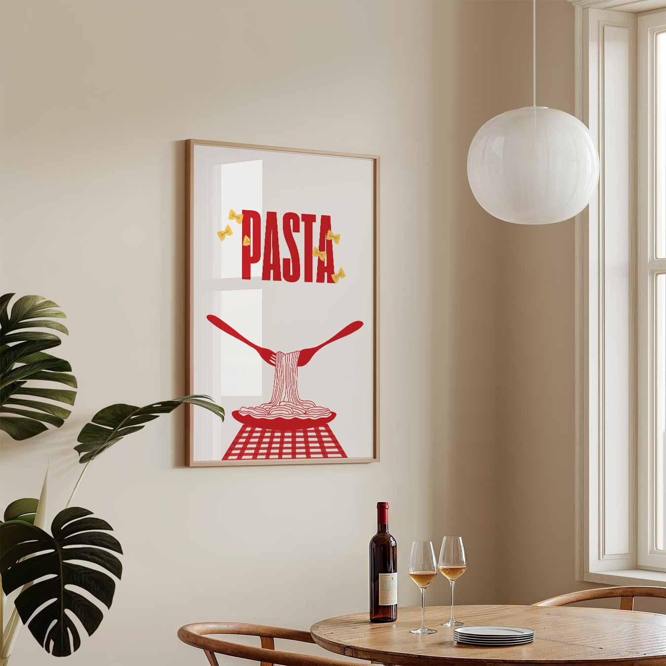 Pasta Liefde Poster-WallArtistic