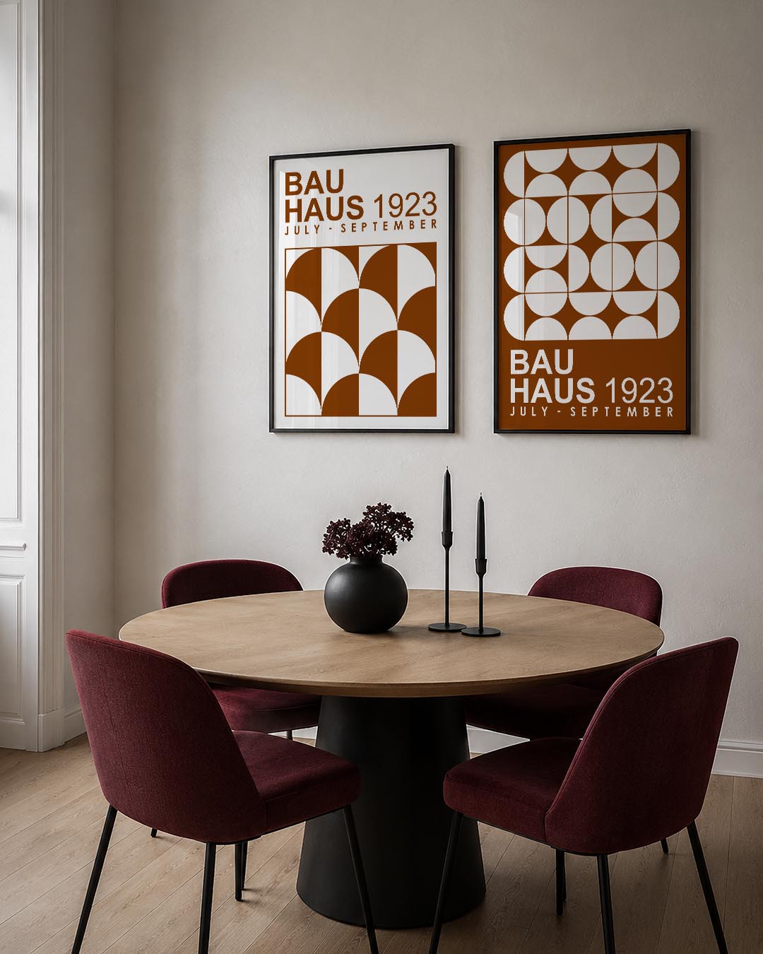 Halfronde ritmes Postersets