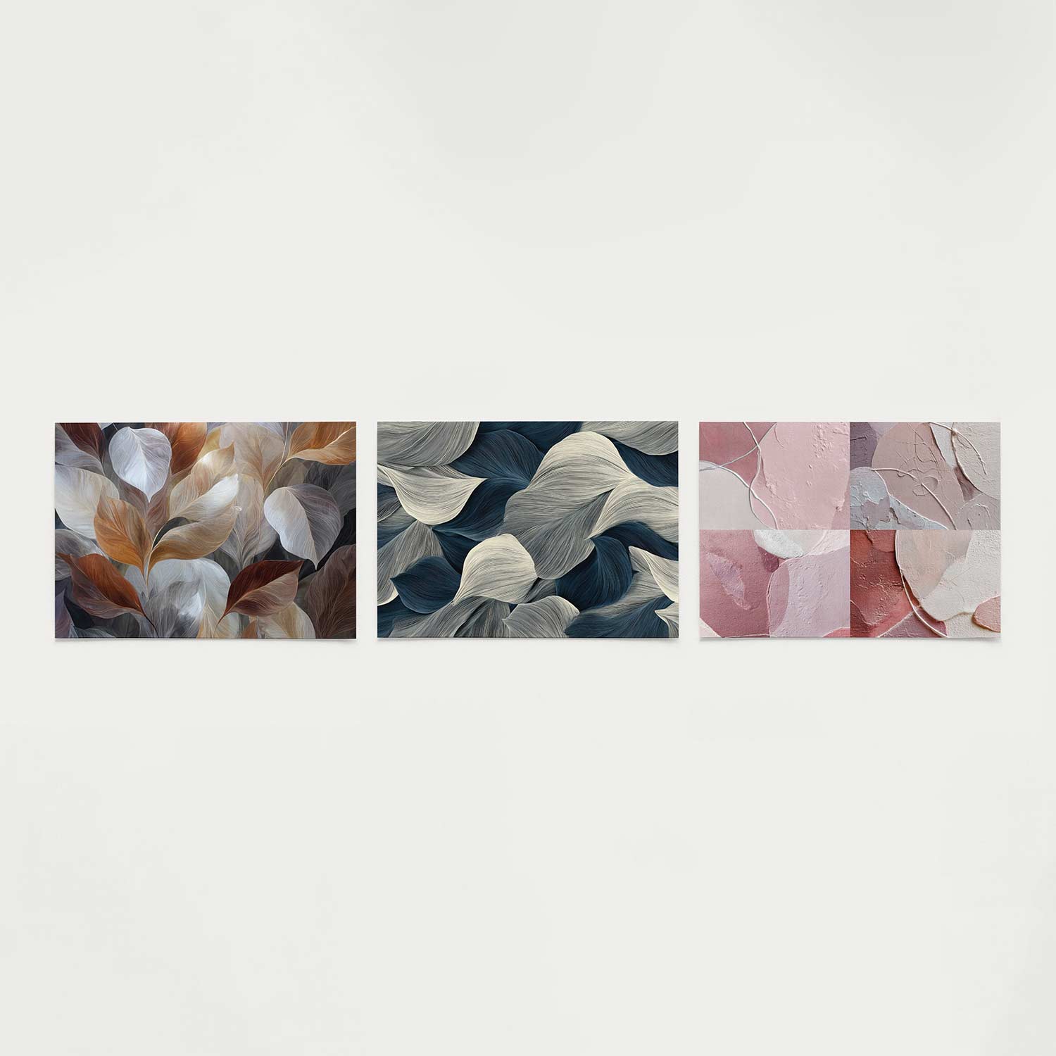 Bladpatroon harmonie Posterset