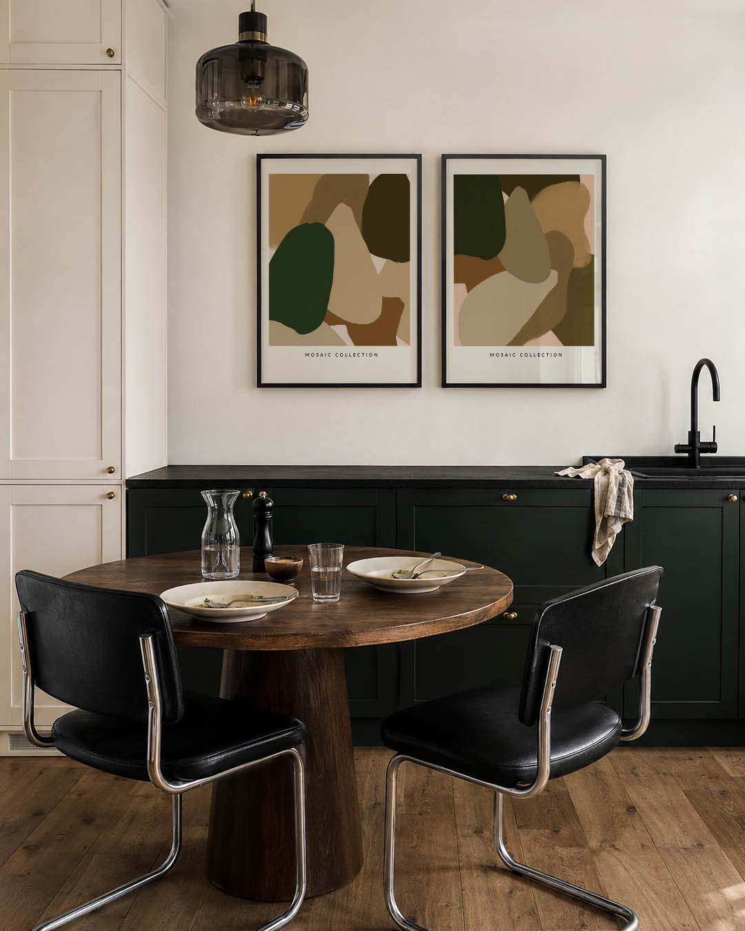 Vorm en kleurenspel Posterset