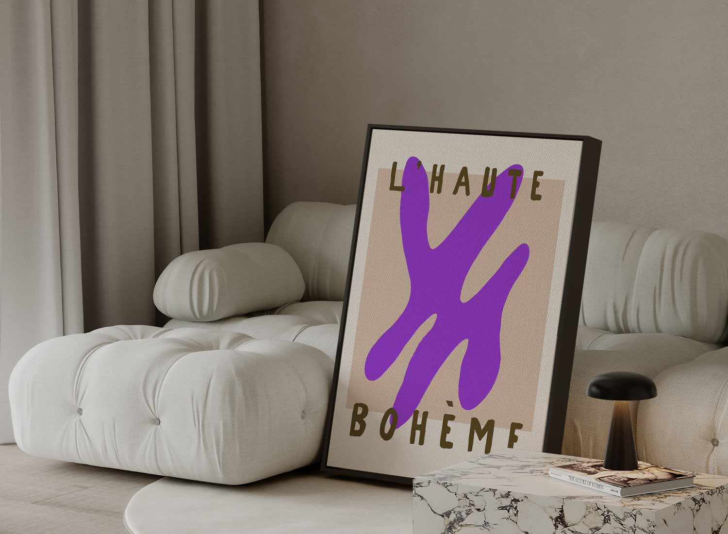 L'Haute Bohème Kunstprint Kunstwerk-canvas-dibond-plexiglas-wanddecoratie-WallArtistic