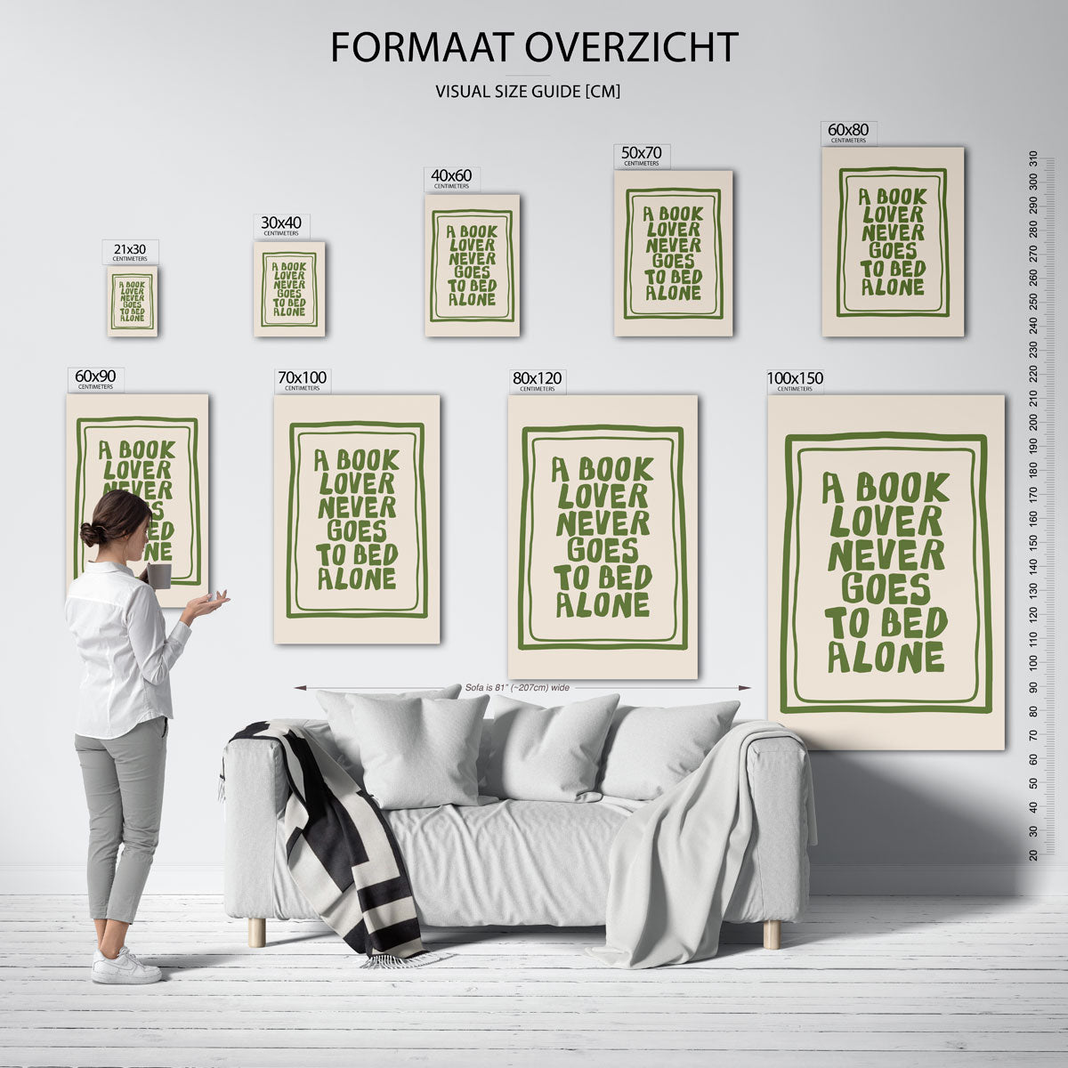 Boekliefhebber quote Poster