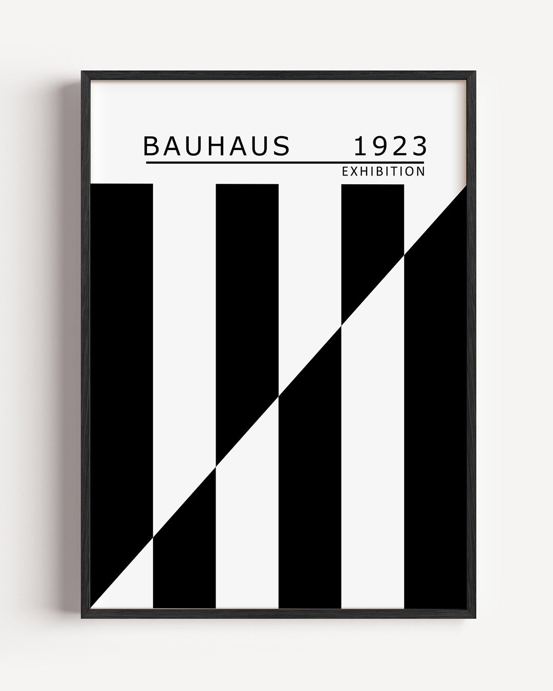 Zwart wit ritme Poster