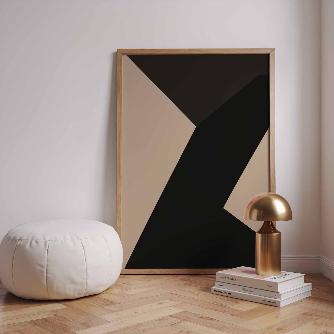 Moderne Abstracte Geometrische Kunst Poster-WallArtistic