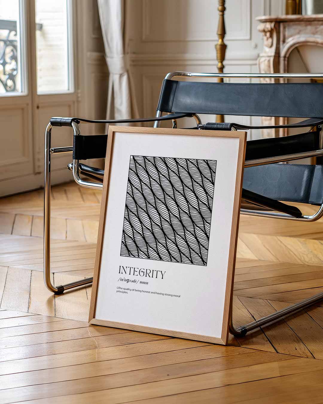 Inspirerende Integriteit Poster-WallArtistic