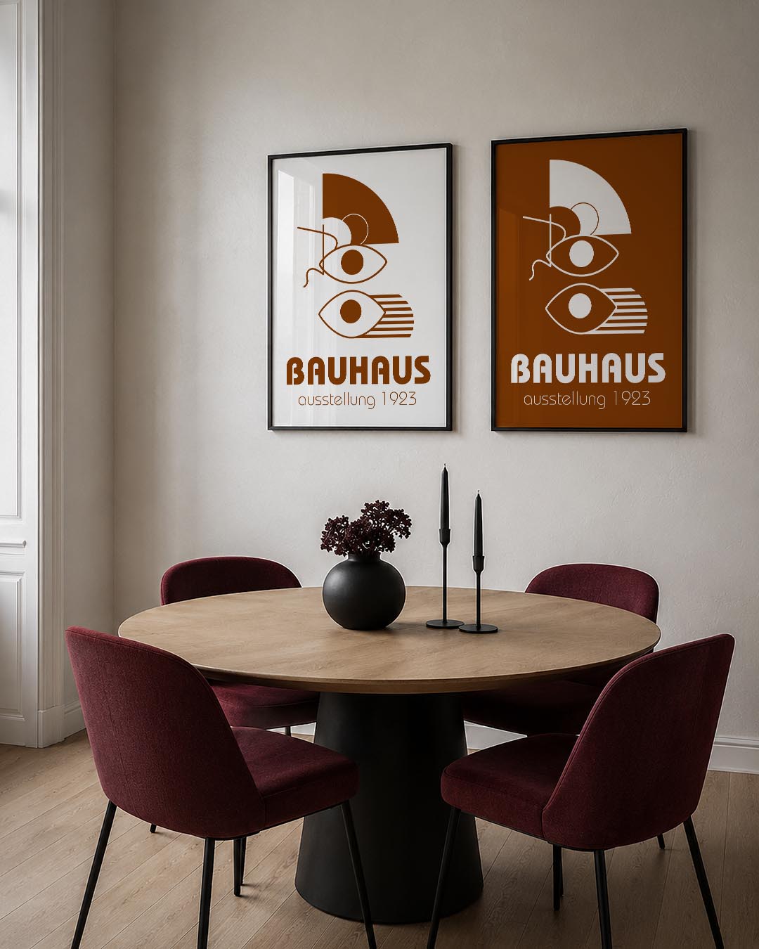 Oogvormen en lijnen Postersets