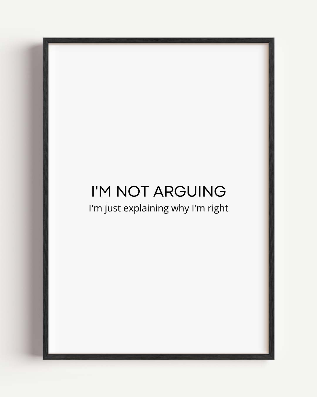 Stijlvolle Quote Poster-WallArtistic
