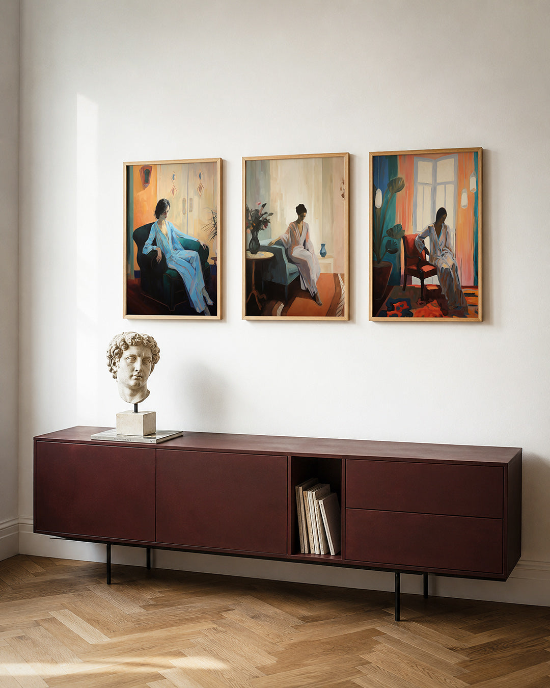 Zachte kleurharmonie Posterset