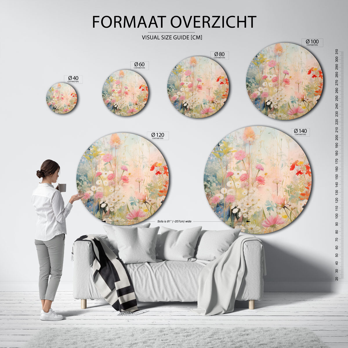 Bloemenpracht Muurcirkel