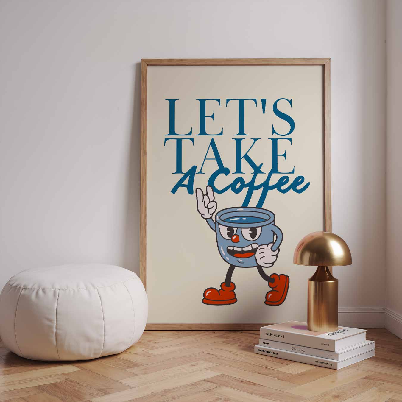Let's Take a Coffee Poster-WallArtistic