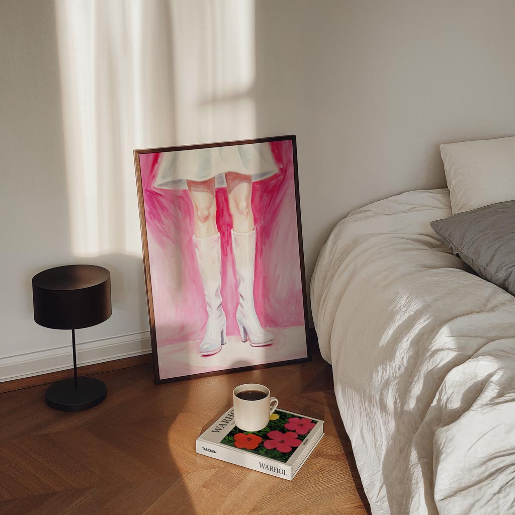 Stijlvolle Laarsjes Poster-WallArtistic