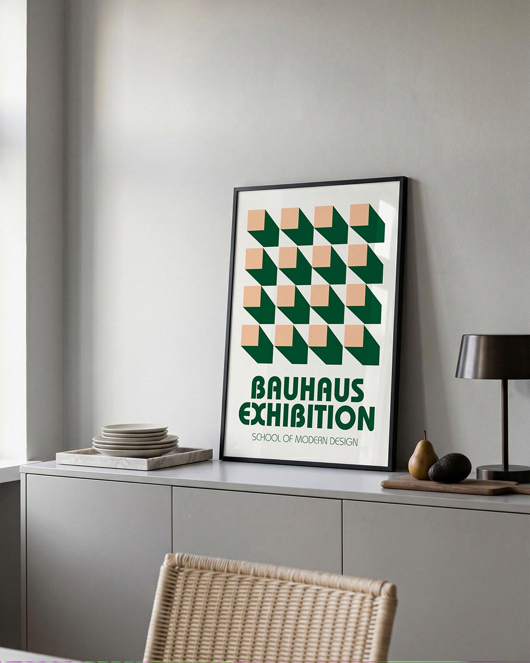 Vorm en schaduw Poster
