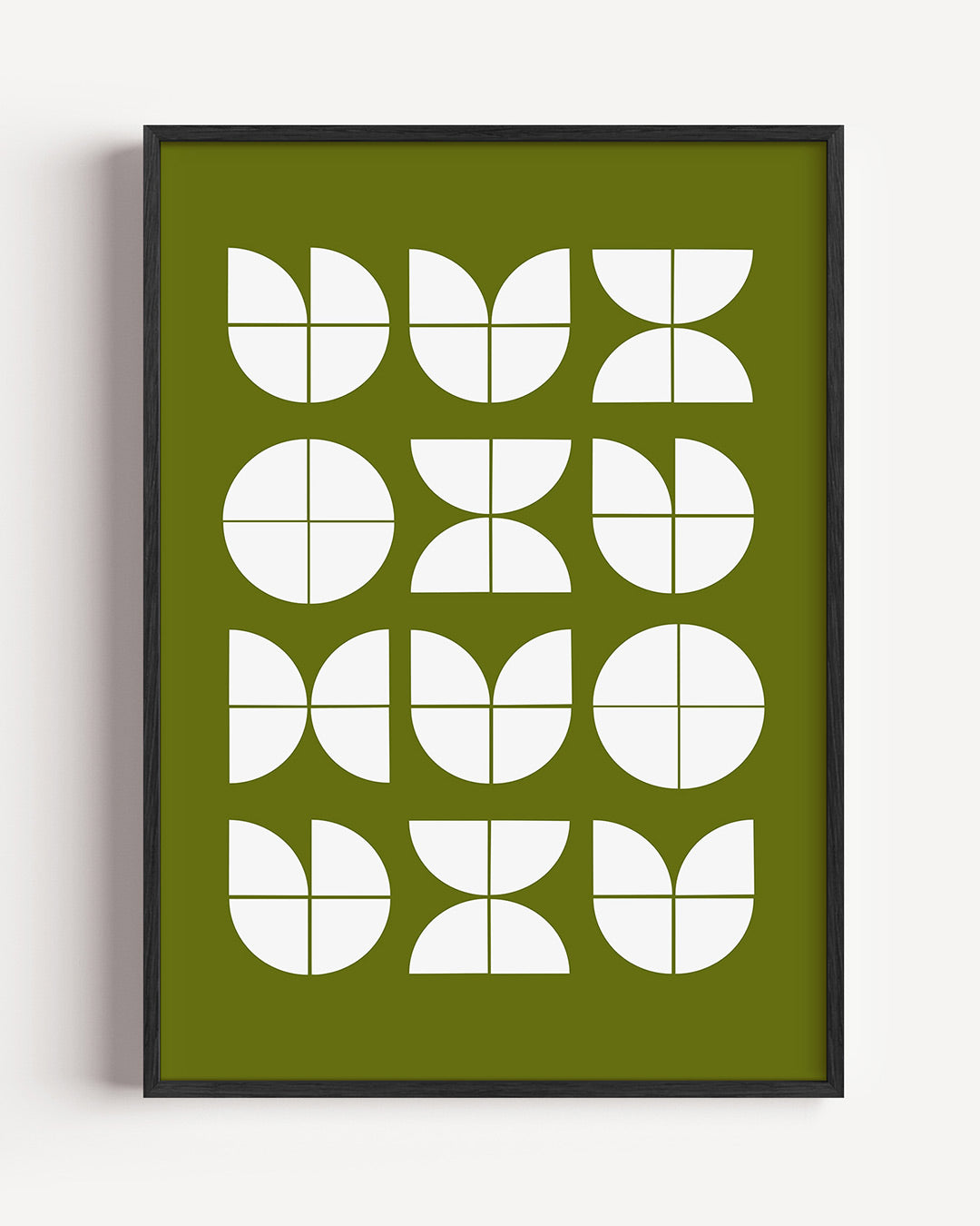 Vormritme en kleur Poster
