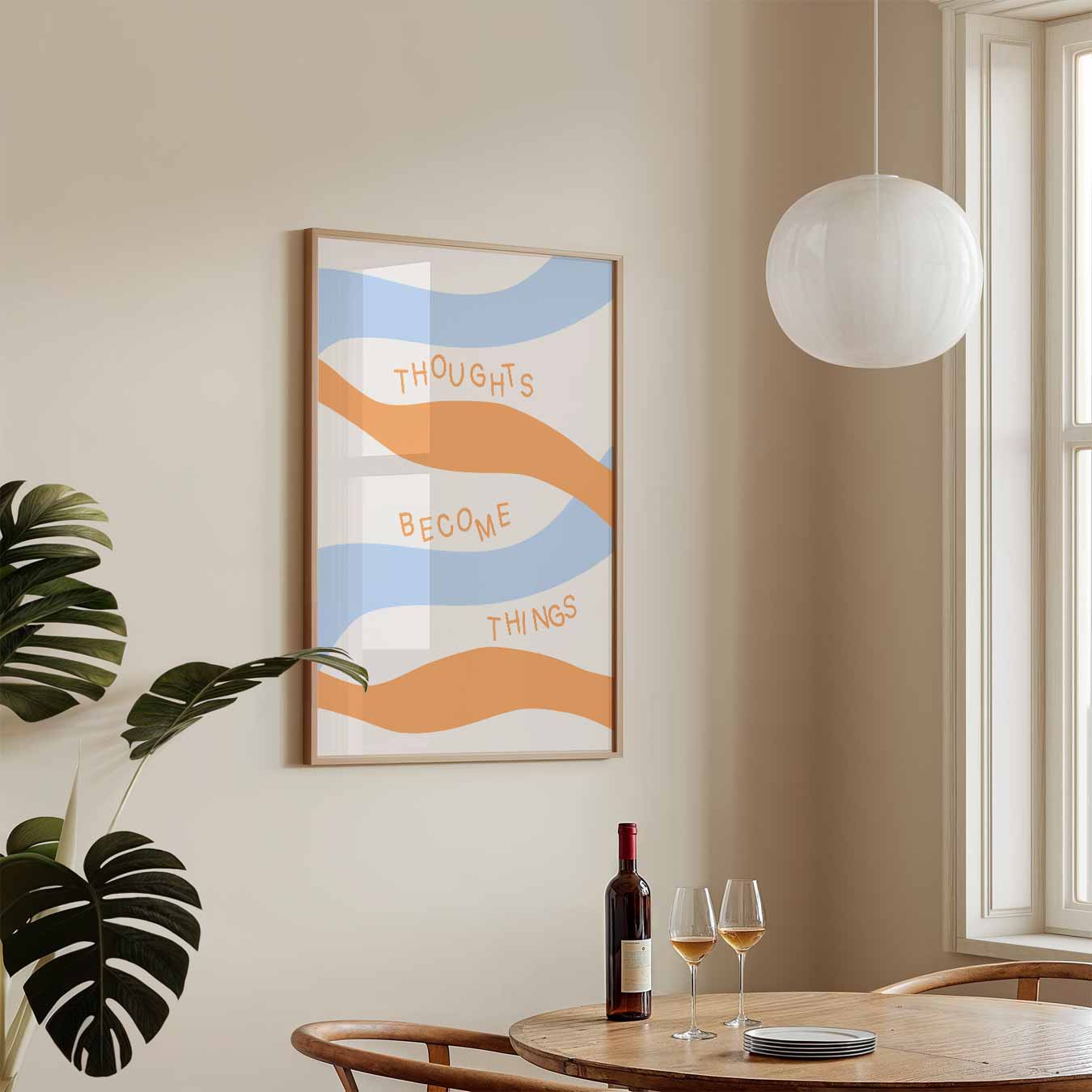 Inspirerende Golven Poster-WallArtistic