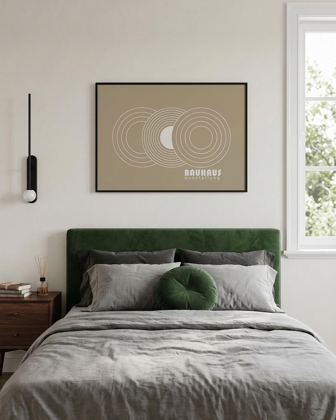 Cirkelvormen en lijnen Poster