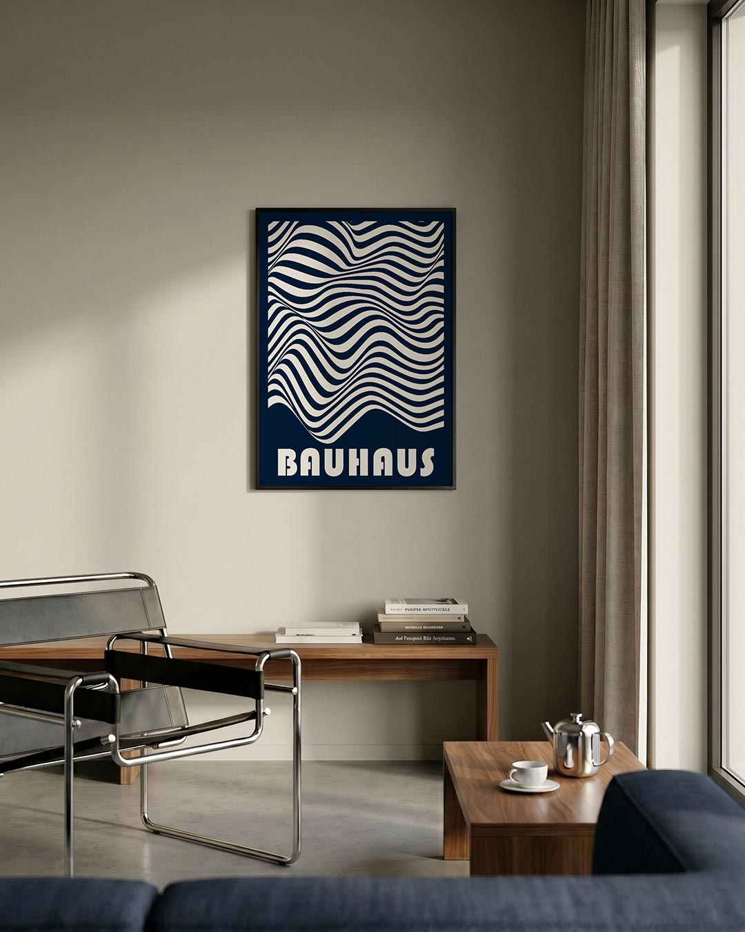 Golvend lijnenspel Poster
