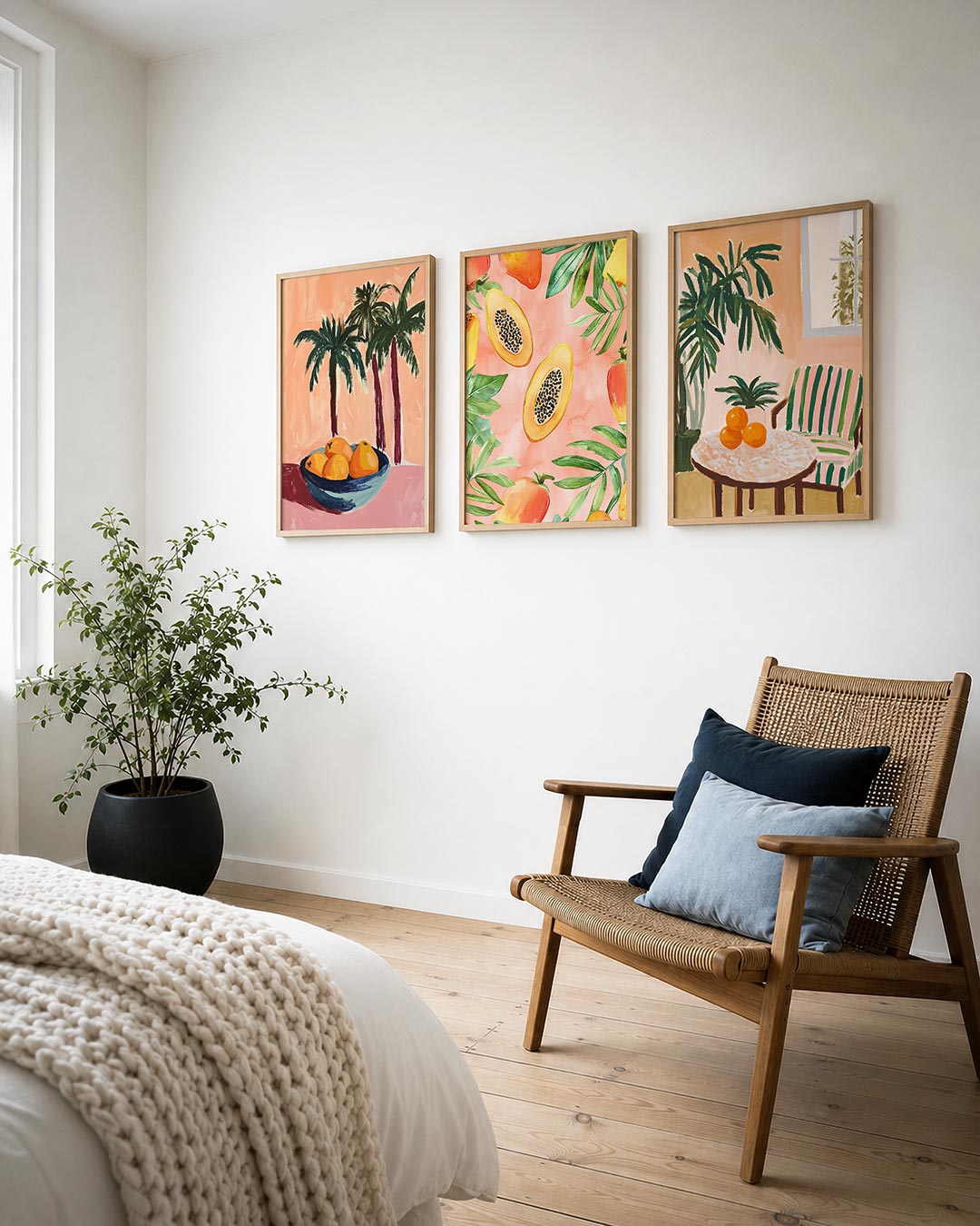 Tropische vruchten Posterset