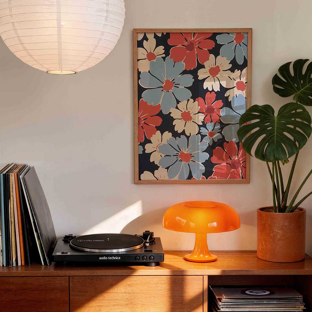 Bloemenpatroon Poster