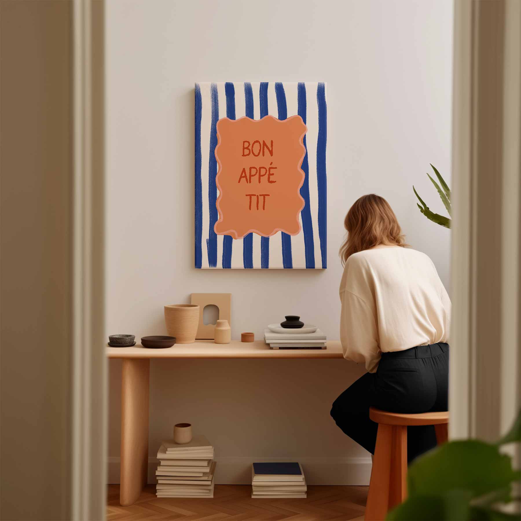 Bon Appétit Artistieke Kunstwerk-canvas-dibond-plexiglas-wanddecoratie-WallArtistic