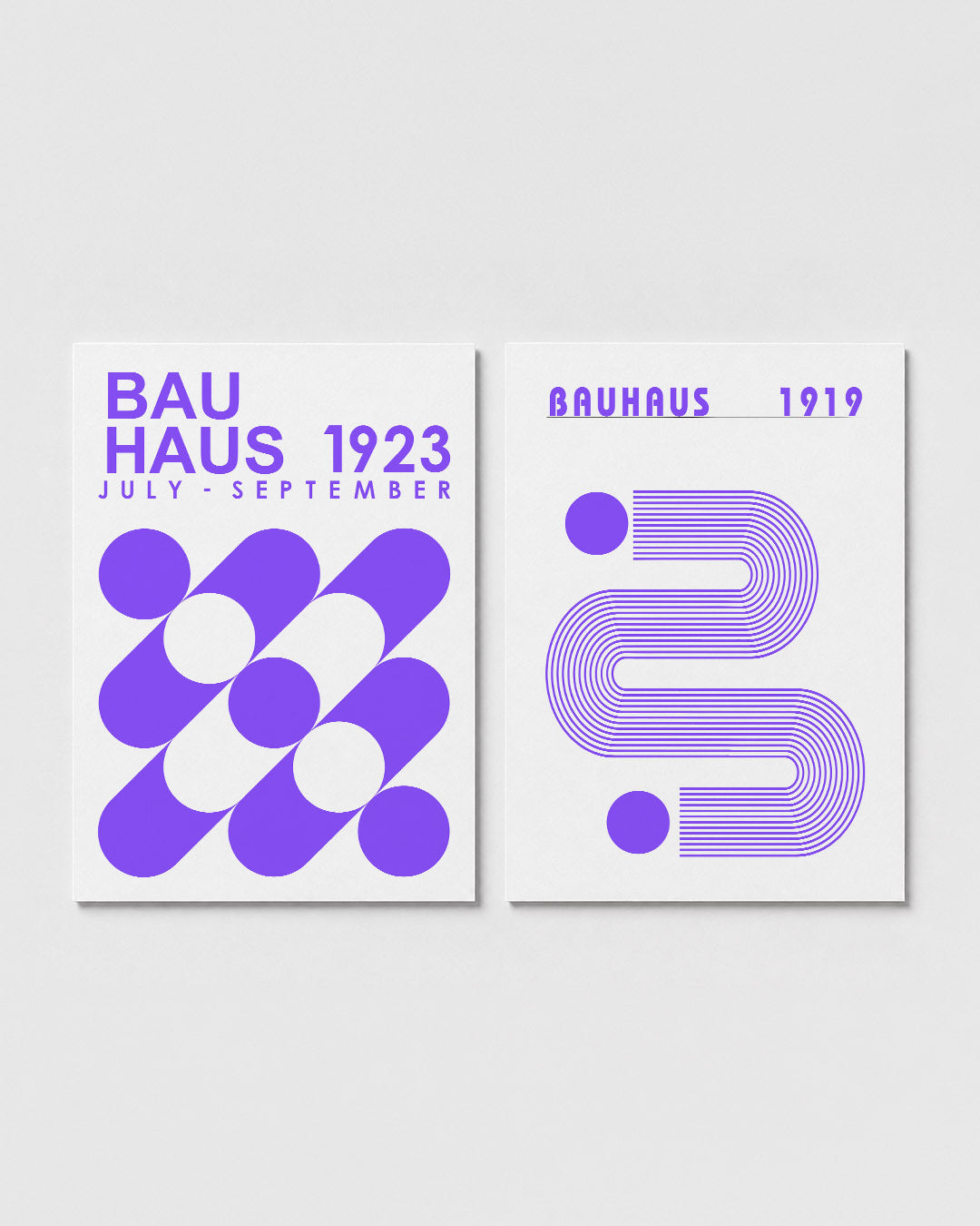 Vormenspel en kleur Posterset