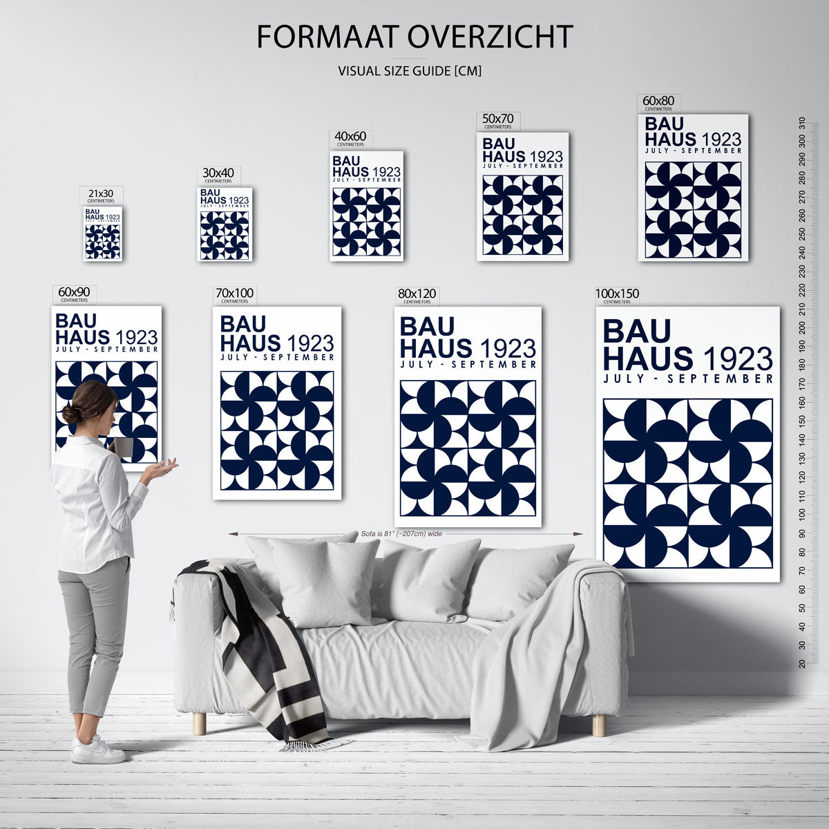 Vormen en vlakken Poster