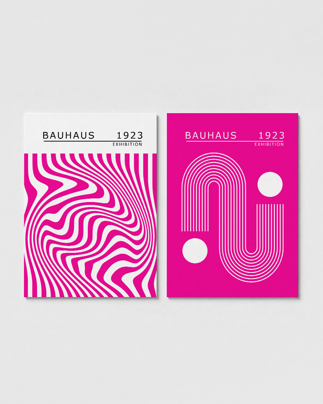 Golvend lijnenspel Posterset