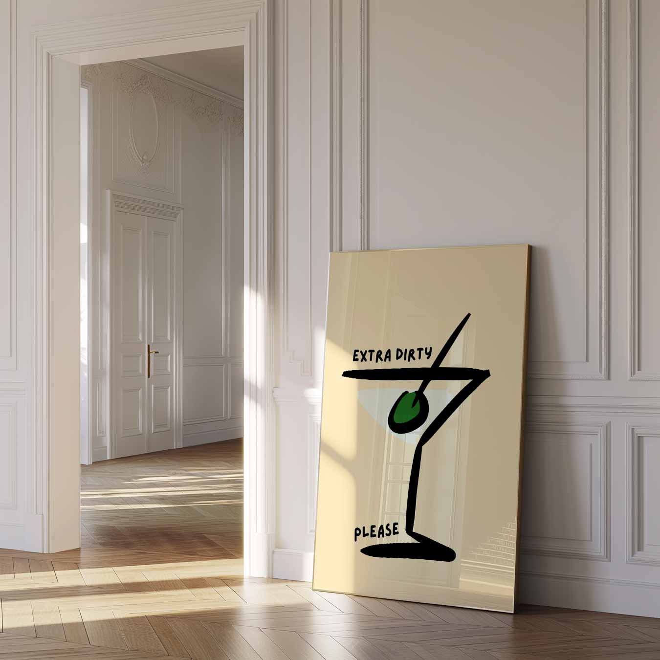 Extra Dirty Martini Poster-WallArtistic