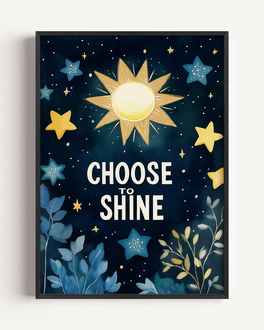 Stralende Inspiratie Poster-WallArtistic