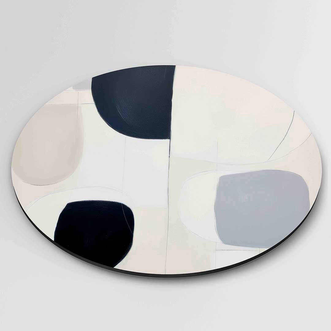 Abstracte vormen Muurcirkel