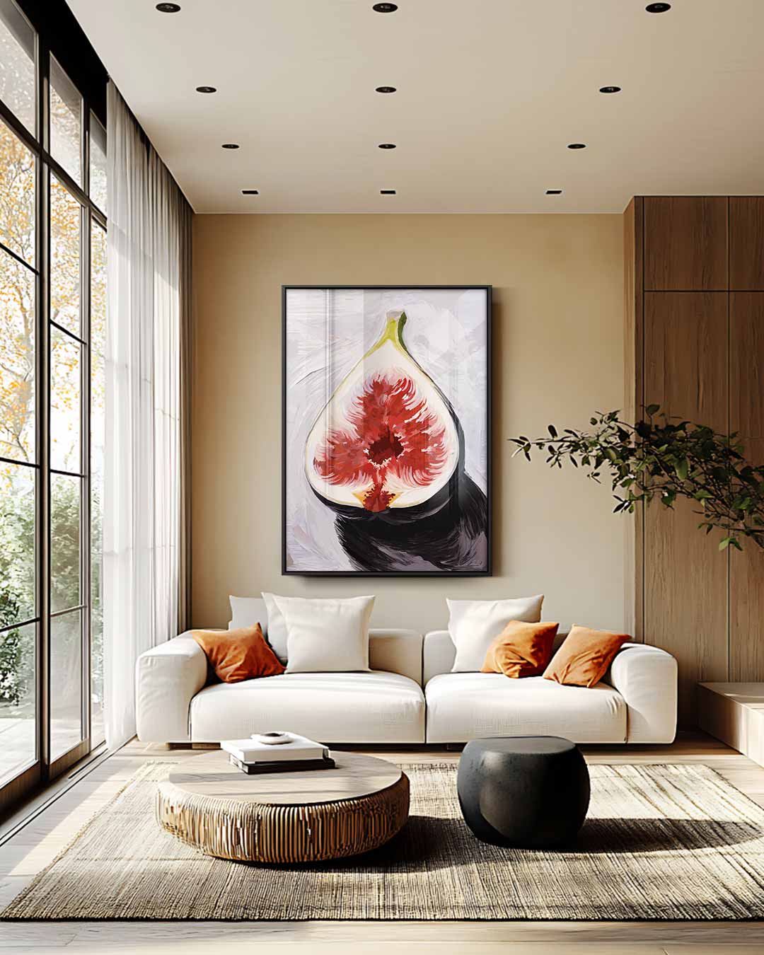 Sappige Vijg Kunstprint Kunstwerk-canvas-dibond-plexiglas-wanddecoratie-WallArtistic