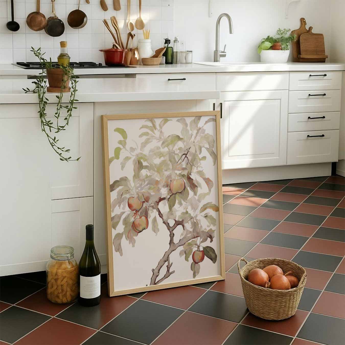 Dromerige Herfst Appelboom Poster-WallArtistic