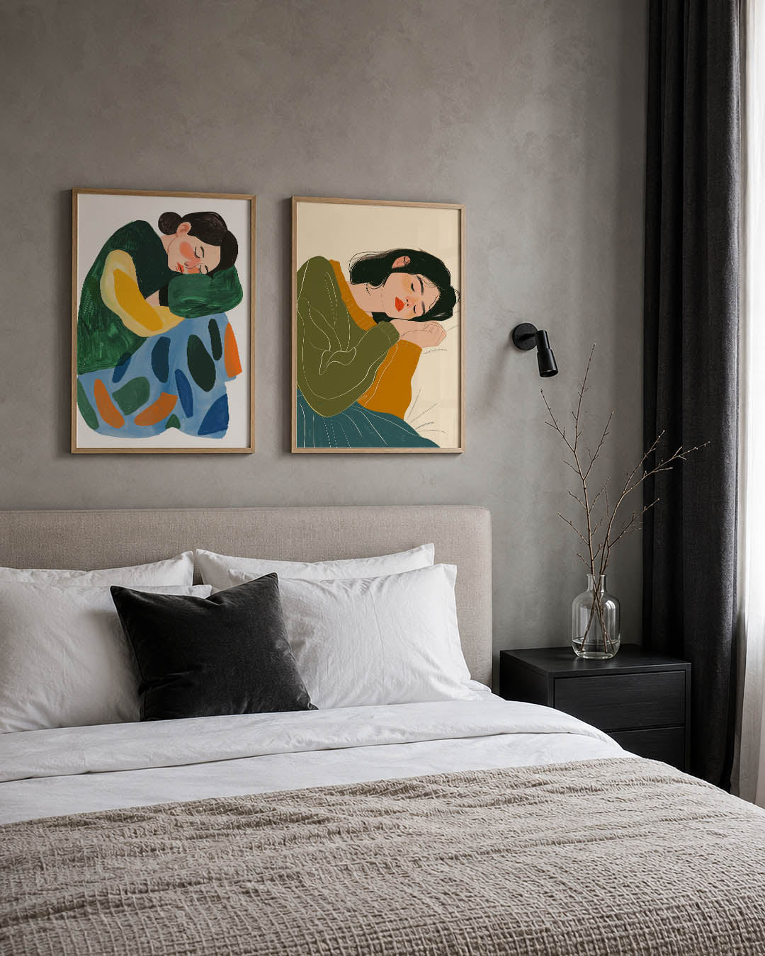 Vorm en kleurenspel Posterset