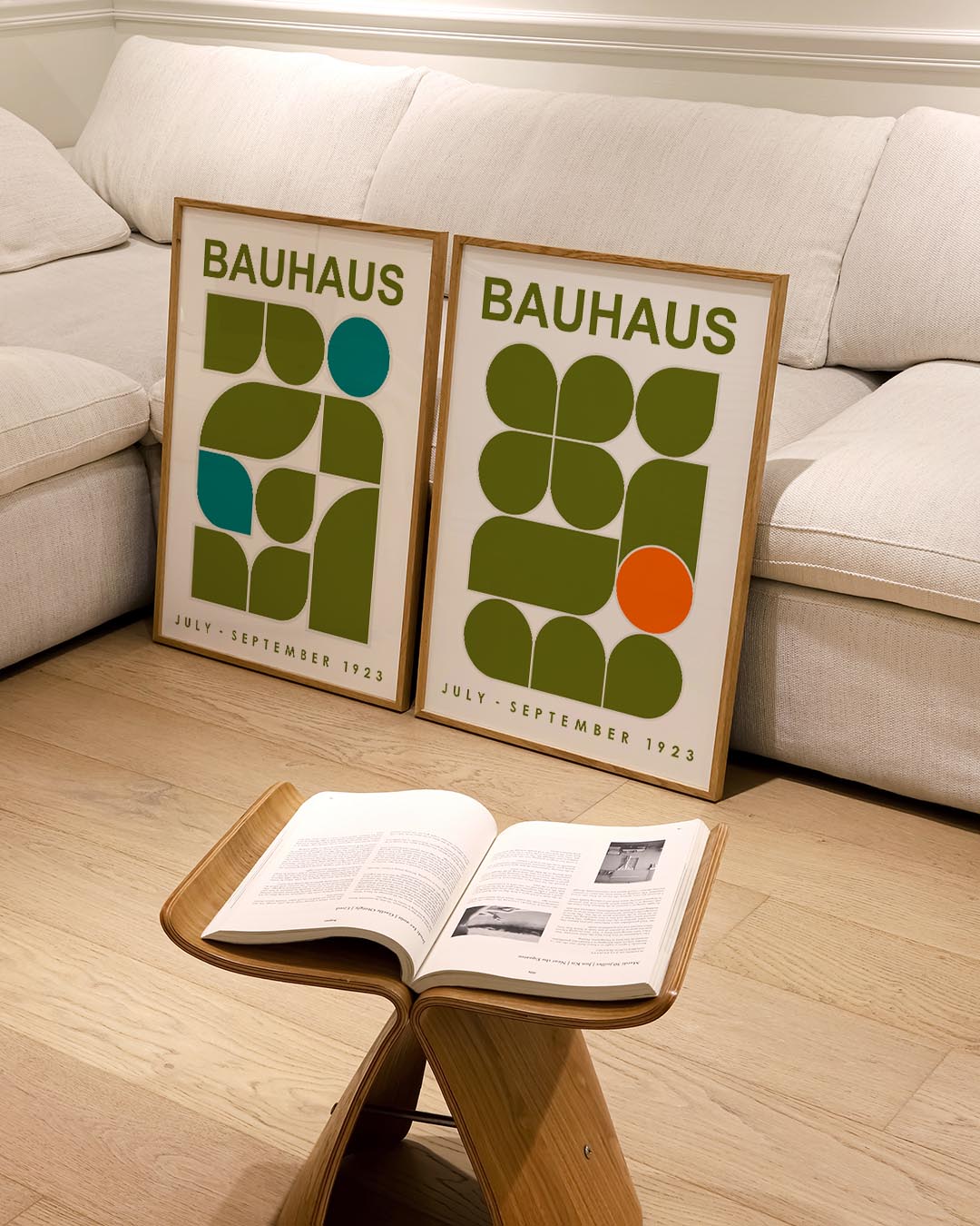 Vormen en kleurvlakken Posterset