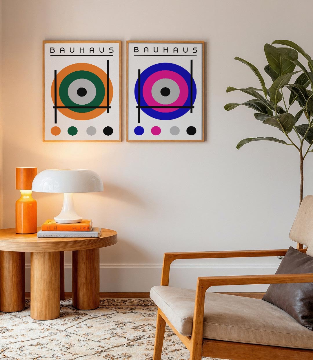 Cirkel en lijnen Posterset