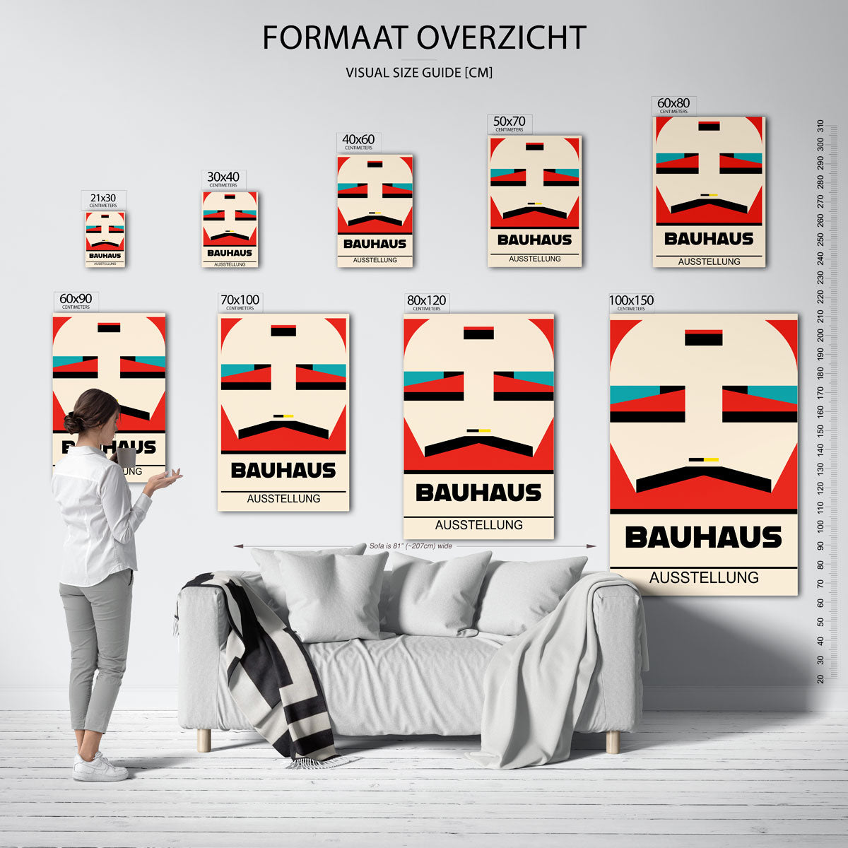 Vormen en vlakken Poster