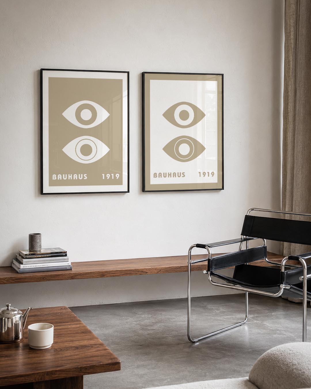 Oogvormen en vlakkenspel Posterset