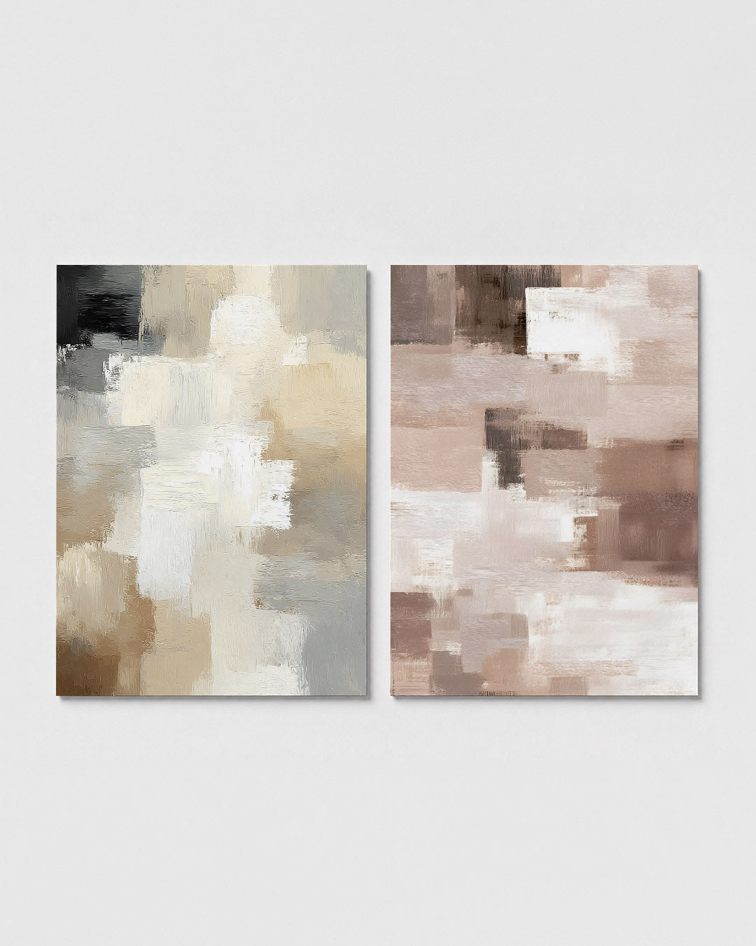 Zachte kleurvlakken Posterset