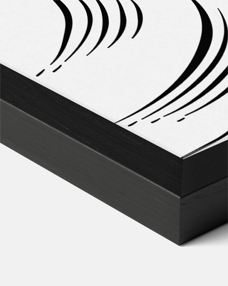 Elegante Schelpentekening Poster-WallArtistic