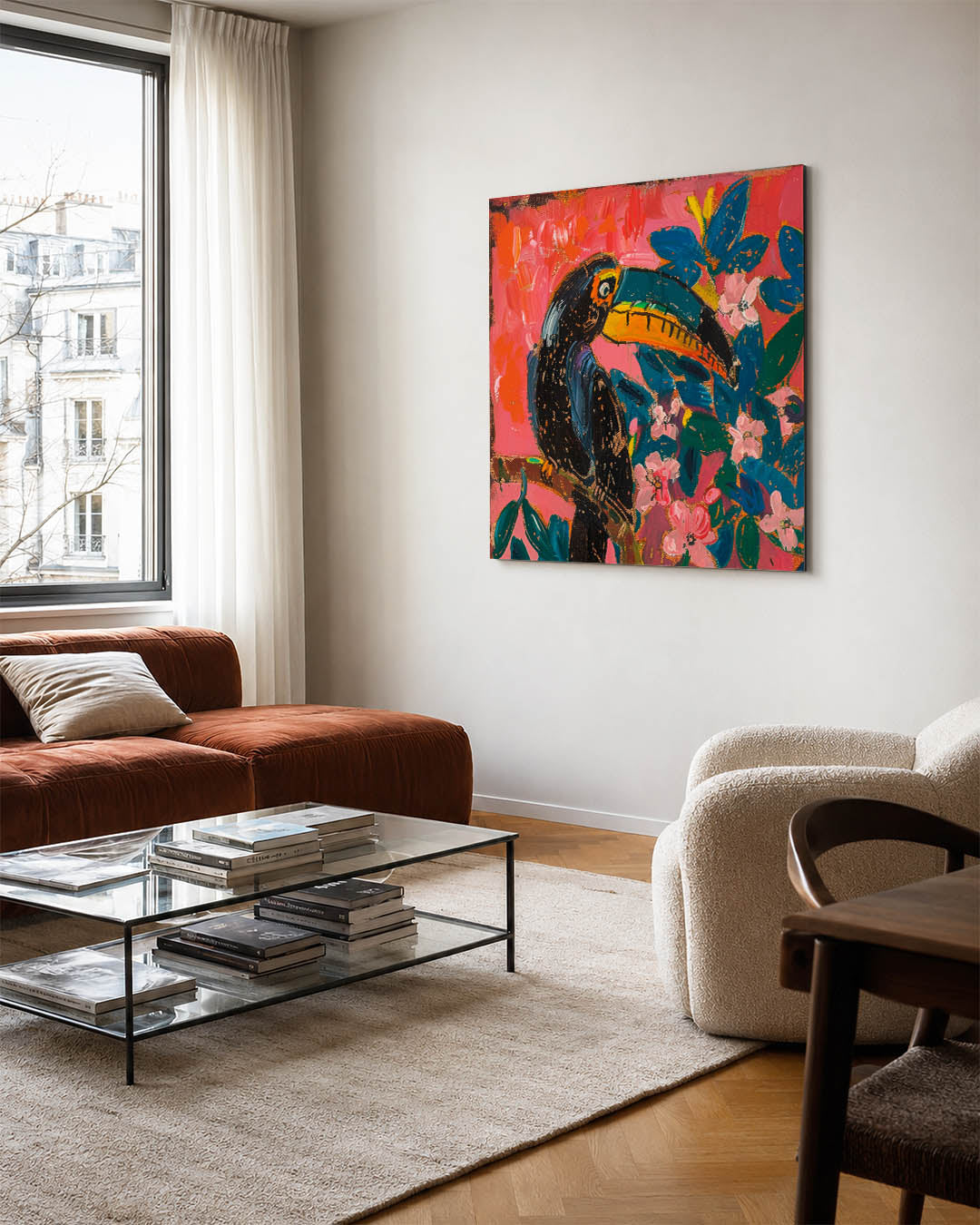 Vrolijke toekan Kunstwerk