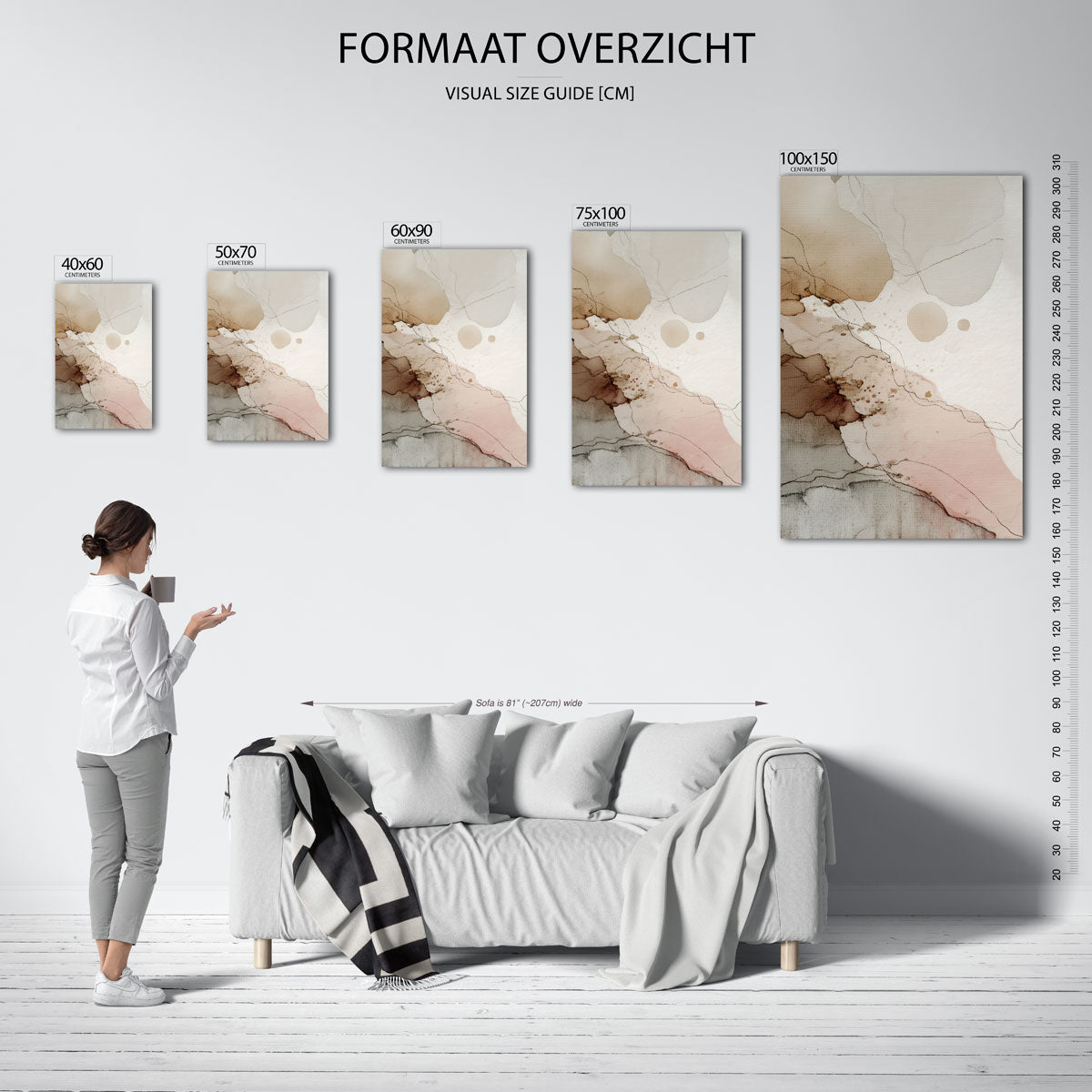 Organische vormen Kunstwerk