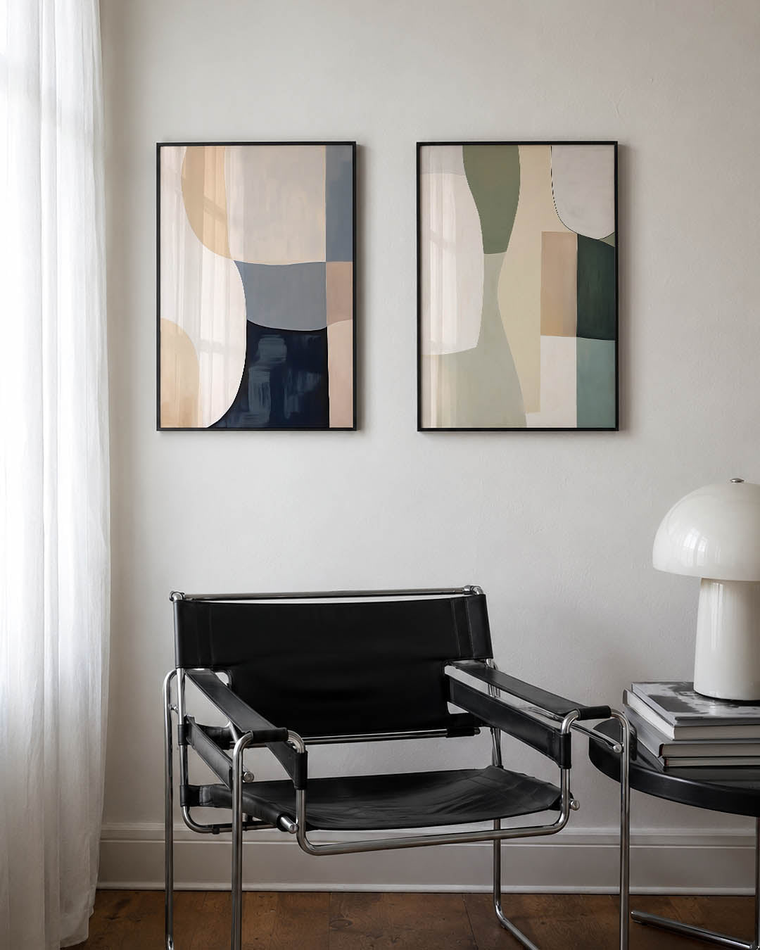 Vorm en kleurenspel Posterset